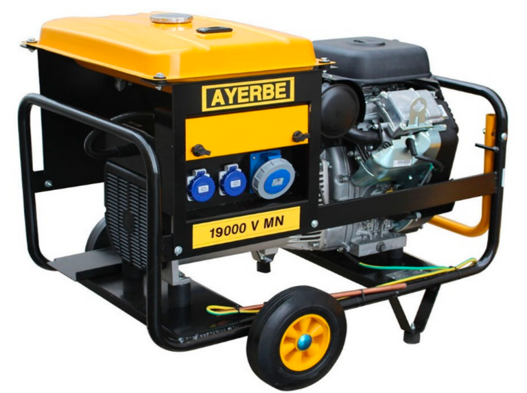Generador de gasolina AY – 19000 V MN A/E AVR AYERBE