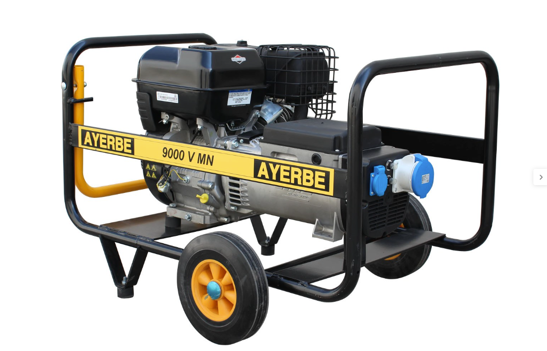 Generador de gasolina AY-9000 MN E AYERBE