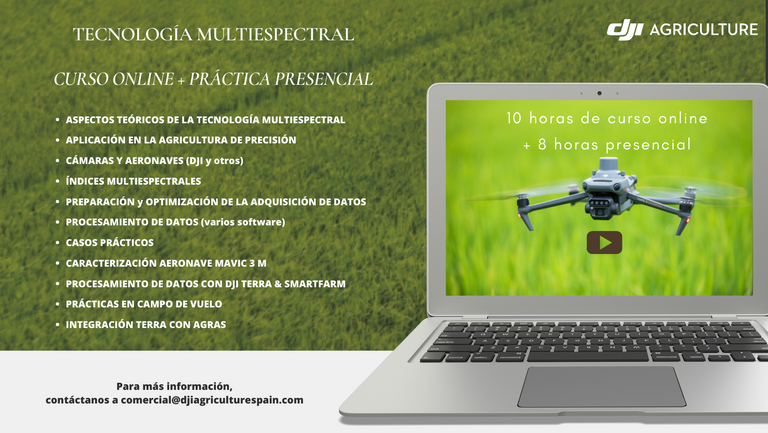 Tecnología Multiespectral - Curso Online + Presencial