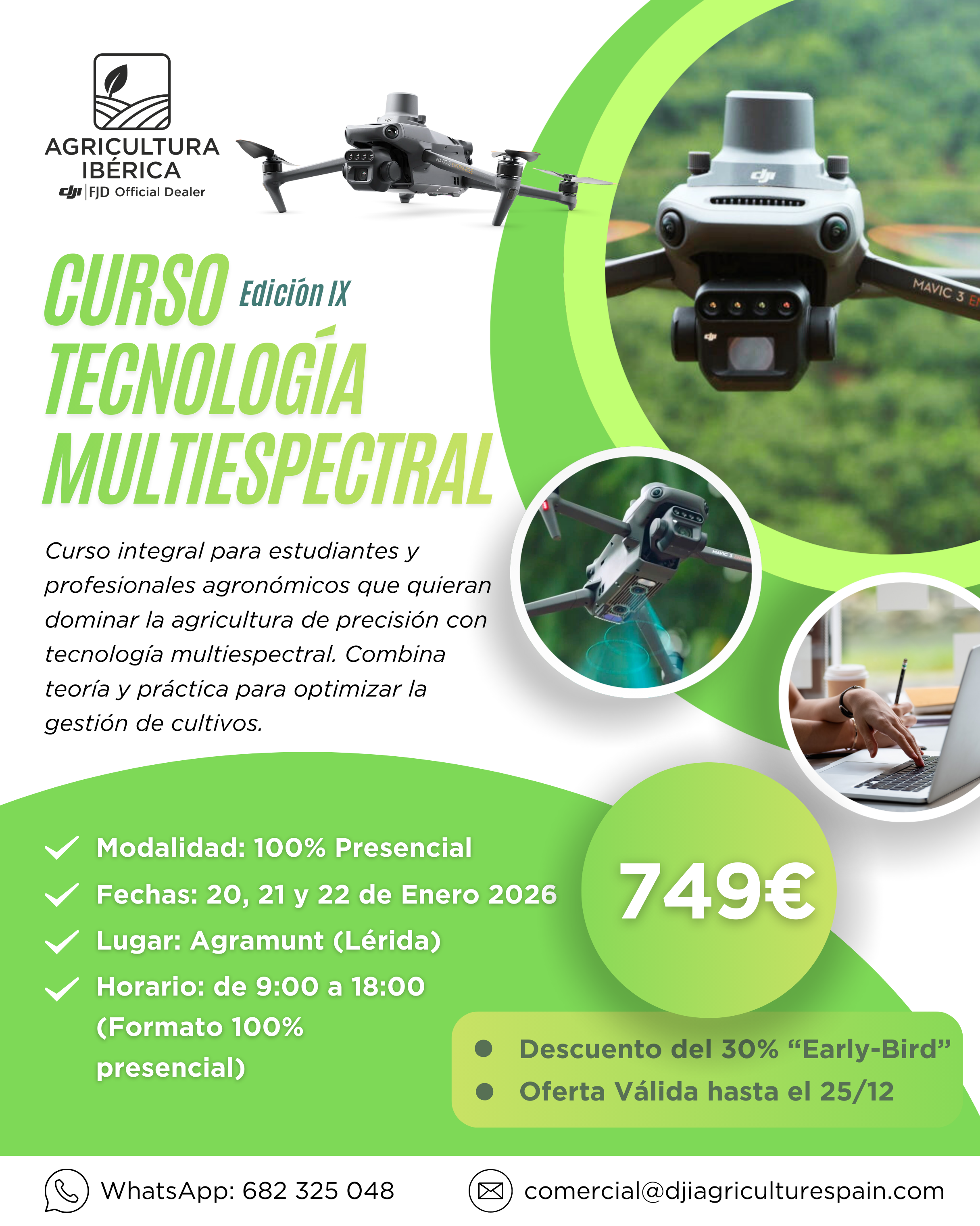Tecnología Multiespectral - Curso Online + Presencial