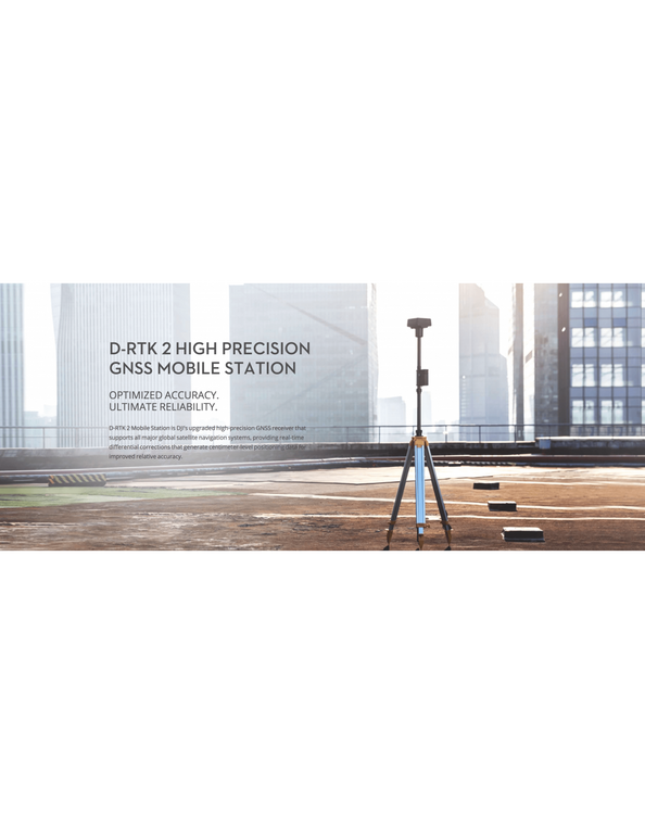 Estación móvil GNSS de alta precisión D-RTK 2