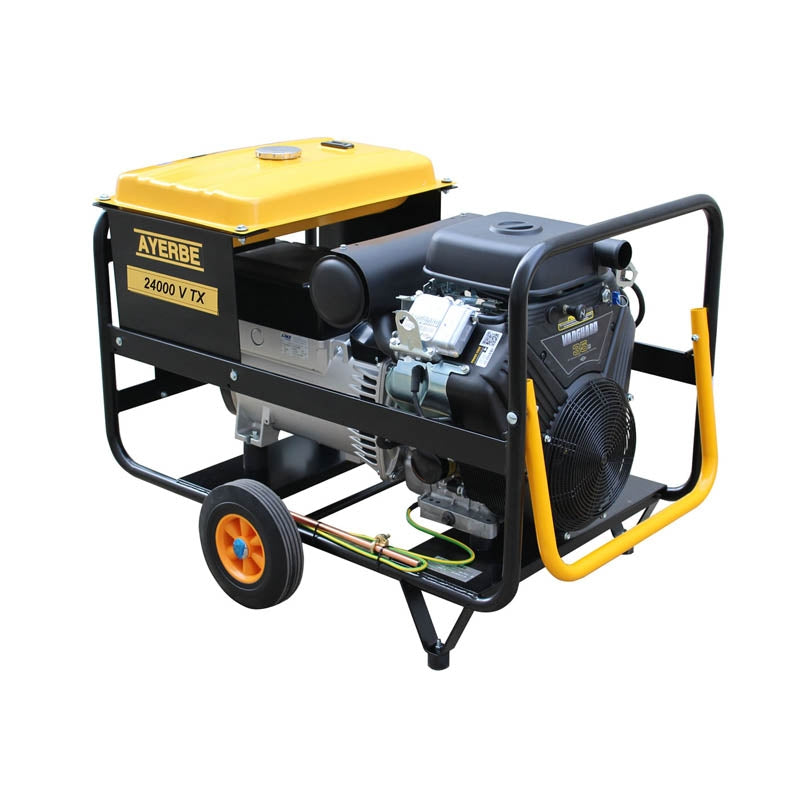 Grupo electrógeno trifásico AYERBE AY-24000 V TX E 24 kVA 19.200 W con motor VANGUARD