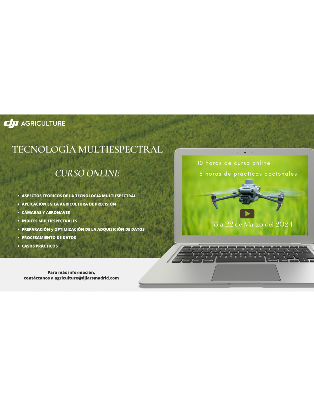 Tecnología Multiespectral - Curso Online + Presencial